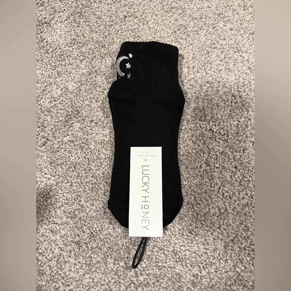 NWT! Lucky Honey Sky Grip Sock - Picture 2 of 5